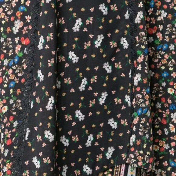 Alice + Olivia Delilah Tiered Print Stretch Silk Dress ASO Clary Fray - Picture 9 of 16